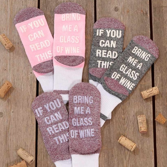 Accessories - *Last Pair* 3 Pairs of Wine Lovers Socks
